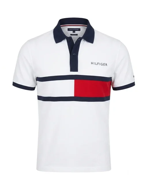 Playera Tommy Hilfiger Golf White